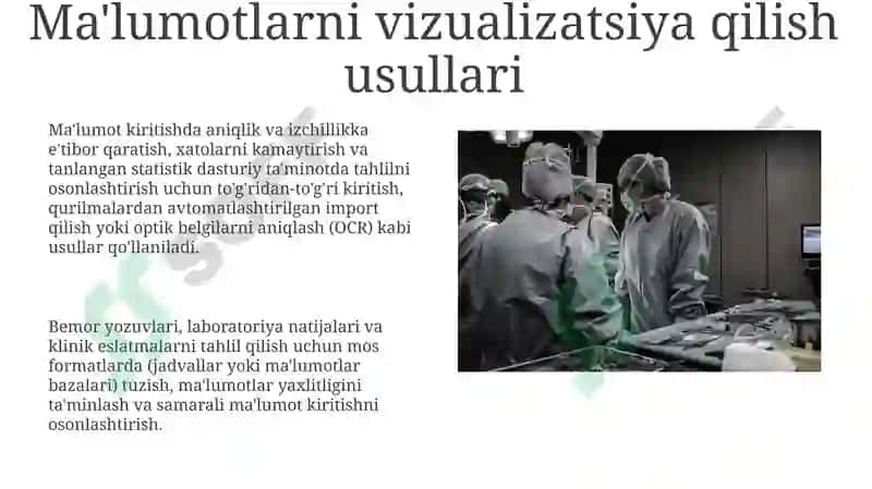 Ma'lumotlarni Konvertatsiya Qilish Usullari 8