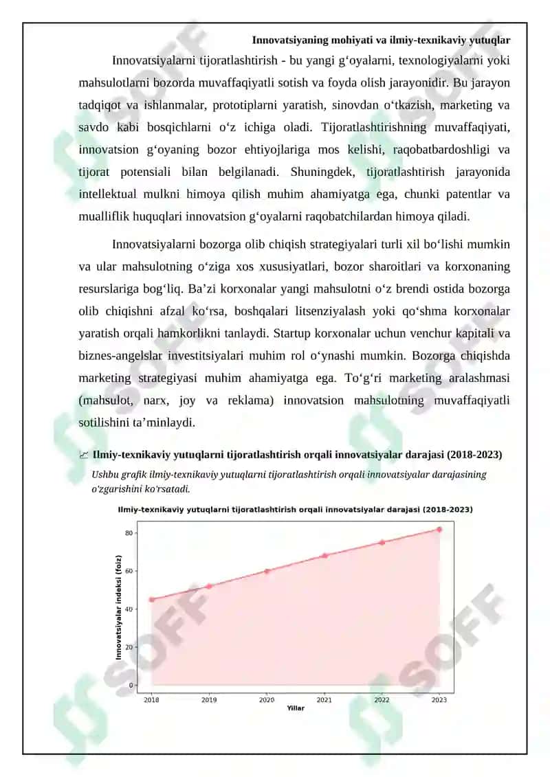 Innovatsiya yangi ilmiy texnik yutuqlardan foydalanish usuli sifatida 8