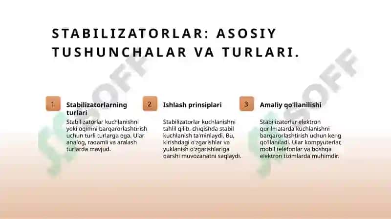 Yarim O'tkazgichli kuchaytirgichlar 8