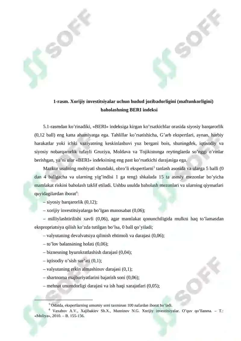 Investitsiya muhiti va unga ta’sir etuvchi omillar 8