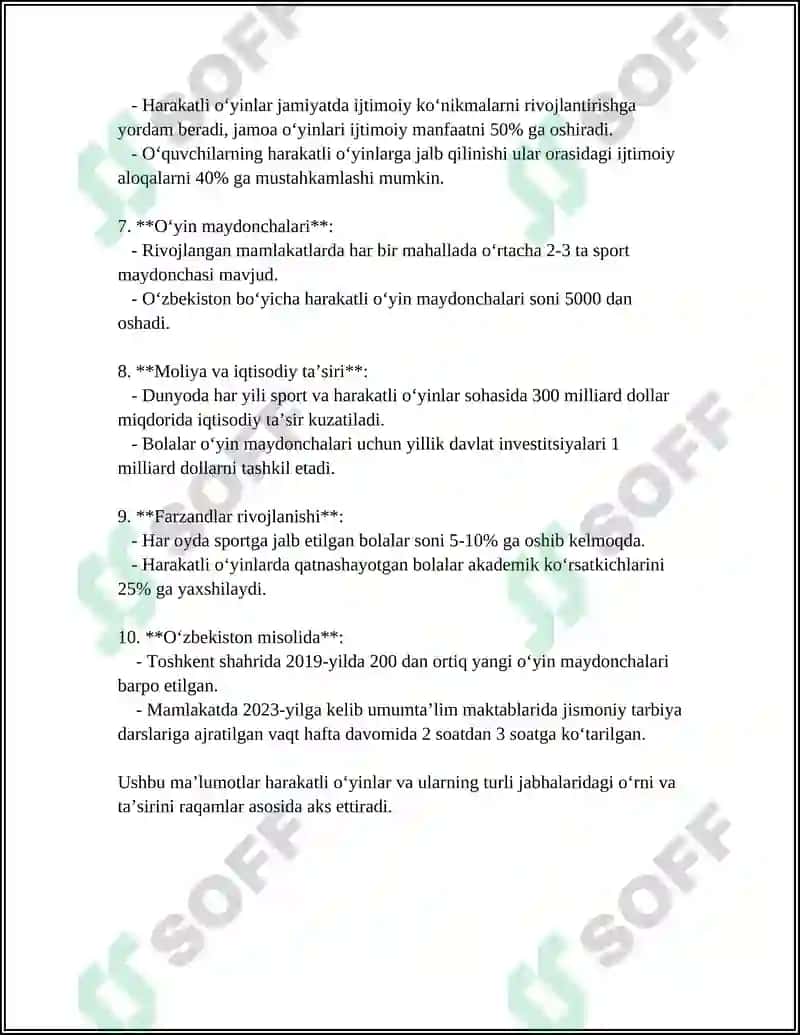 MAKTABGACHA YOSHDAGILAR JISMONIY TARBIYASI MASHG'ULOTLARNING SHAKILLARI 8