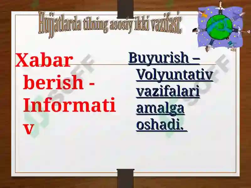 Ish yuritish tili va uslubi 8