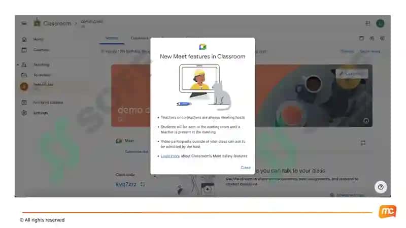Введение в Google Classroom 8