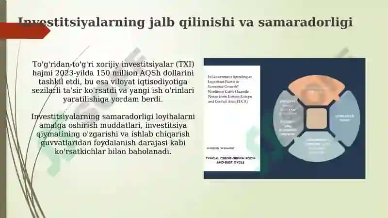 Farg'ona viloyati YaIM va iqtisodiy koʻrsatkichlari 8