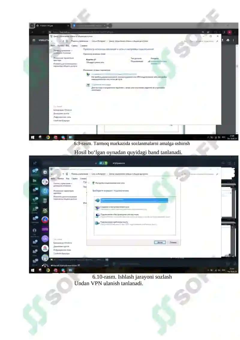 Windows OT da VPN tarmog‘ini sozlash 8