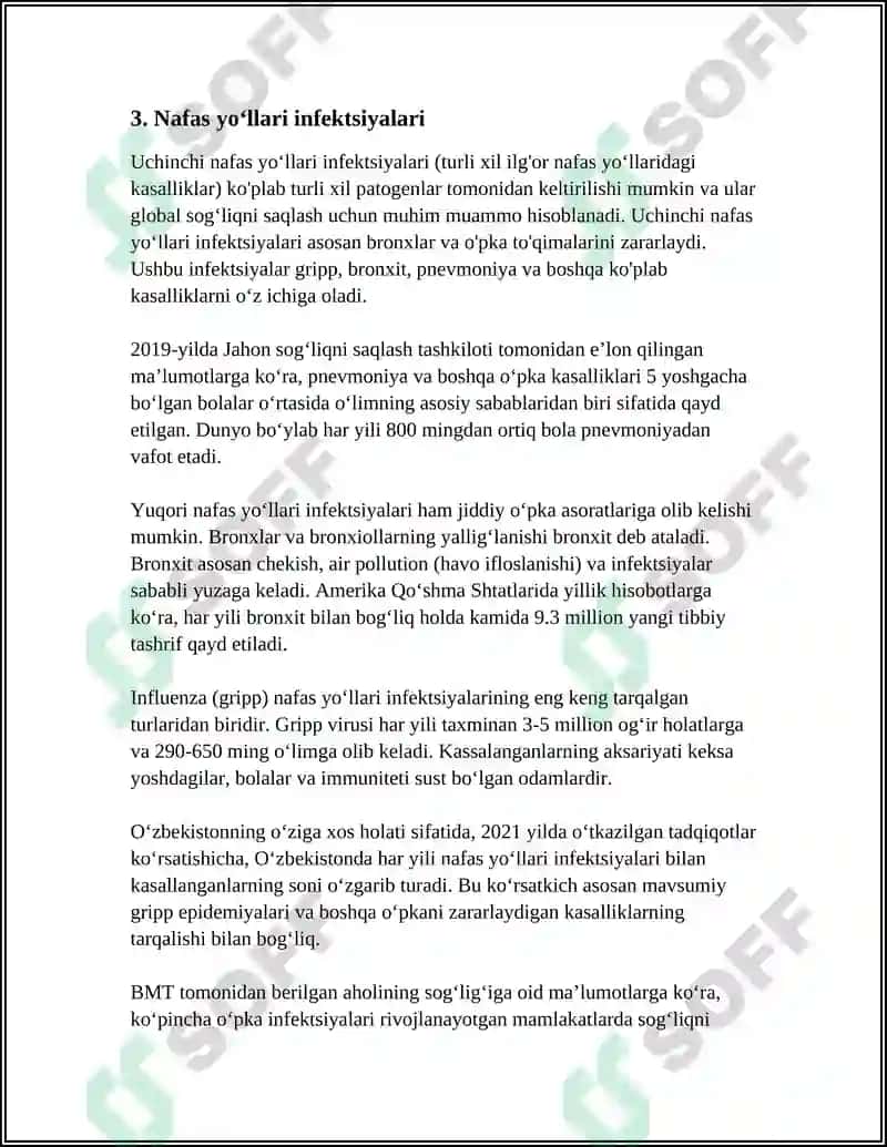 NAFAS A'ZOLARI KASALLIKLAR BOʻLGAN BEMOR BILAN MULOQOT 8