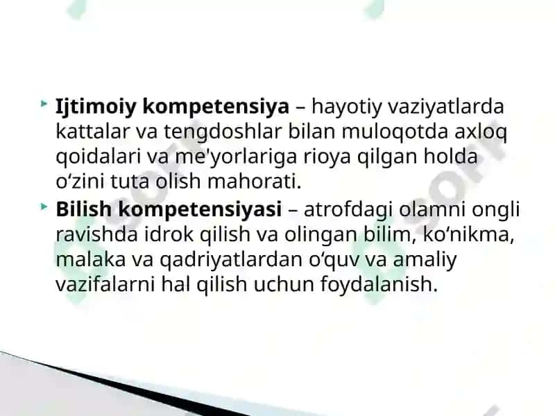 Maktabgacha yoshdagi  bolalarga ta`lim berishda kompentensiyaviy yondashuv 8