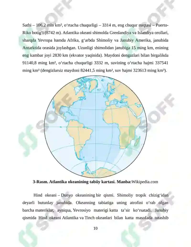 Dunyo okeani mavzusini o`qitish metodikasi 8