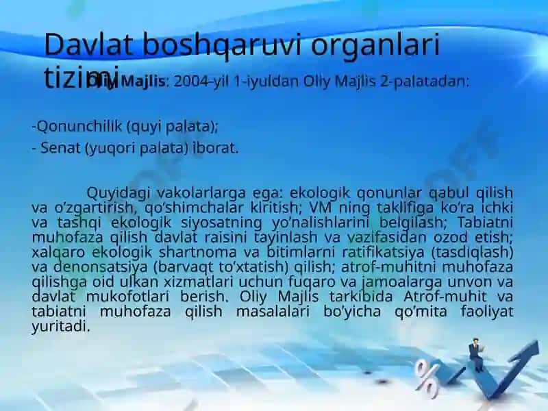 Ekologiya sohasidagi davlat boshqaruvi uning prinsiplari, shakl va funksiyalari 8