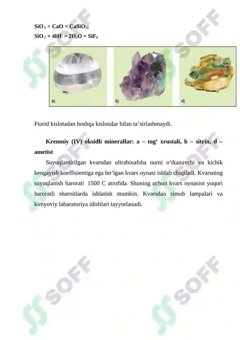 Kremniyning fizik va kimyoviy xossalari 8