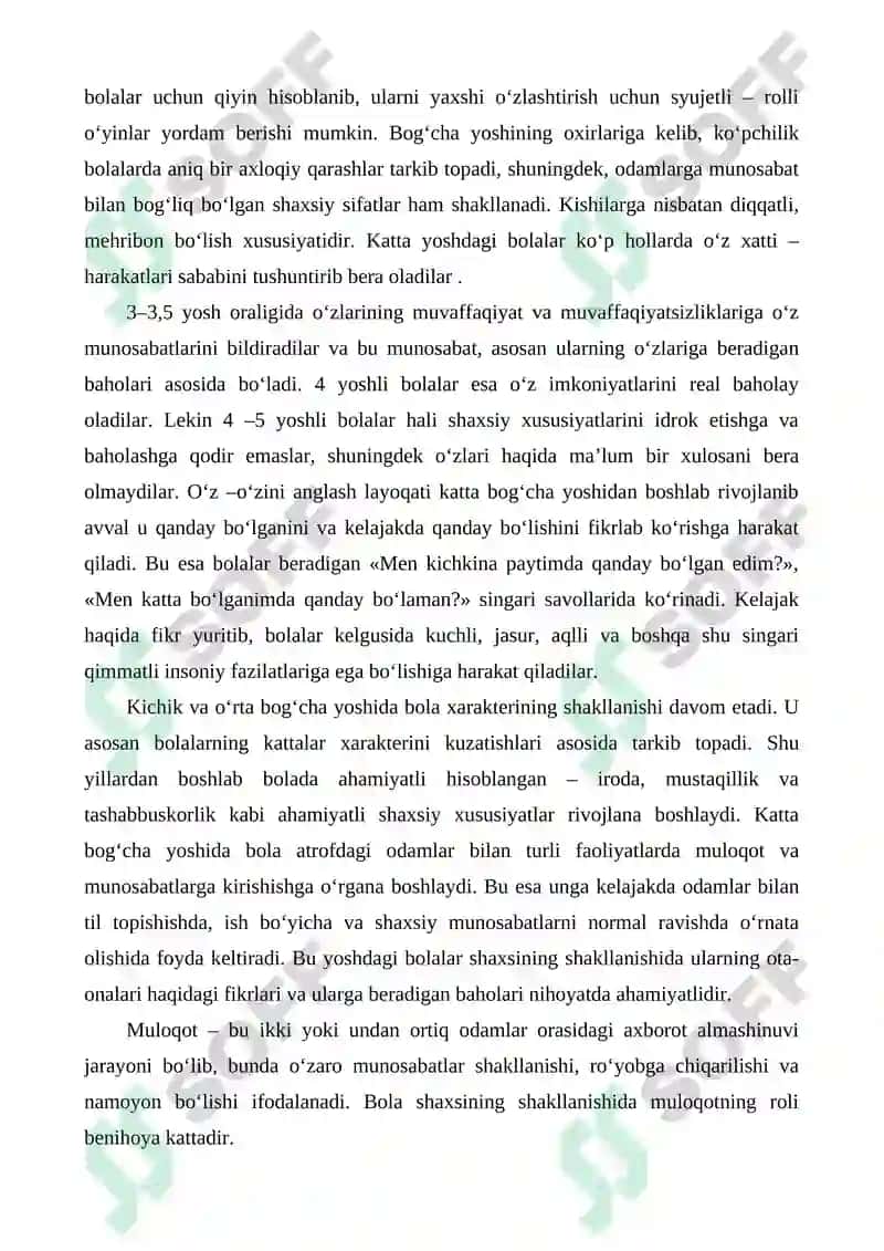 MAXSUS DMTTLARDA MEHNAT MASHG'ULOTINI KUZATISH VA TAHLIL QILISH 8