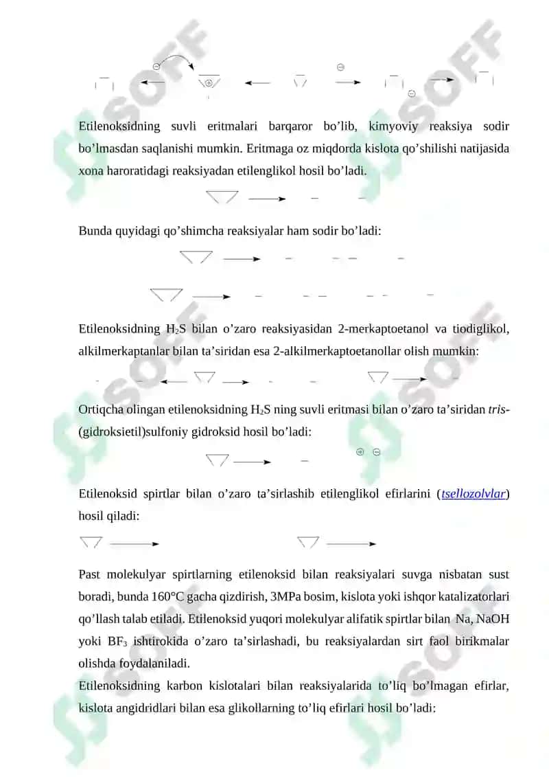 Geterosiklik birikmalarning tuzilishi va realsiya mexanizmi 8
