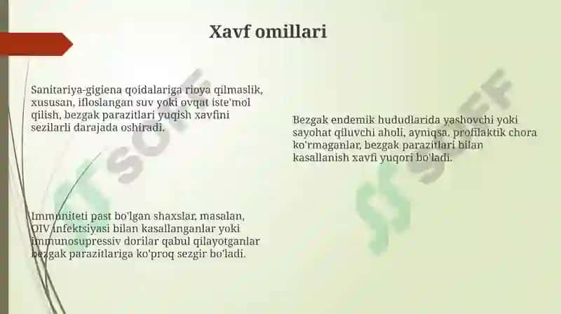 Bezgakparazitiepidemiologiyasi 8