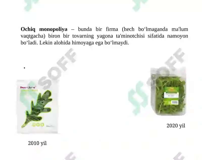 Monopoliya va monopsoniya. Bozor hokimiyati sharoitida narx strategiyalari. 8