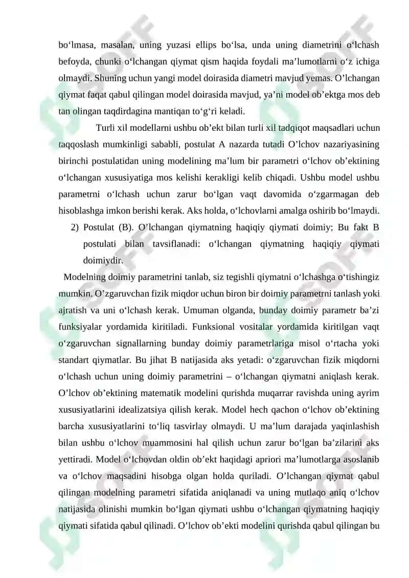 O‘lchov vositalari va sinov vositalarini tahlil qilish 8