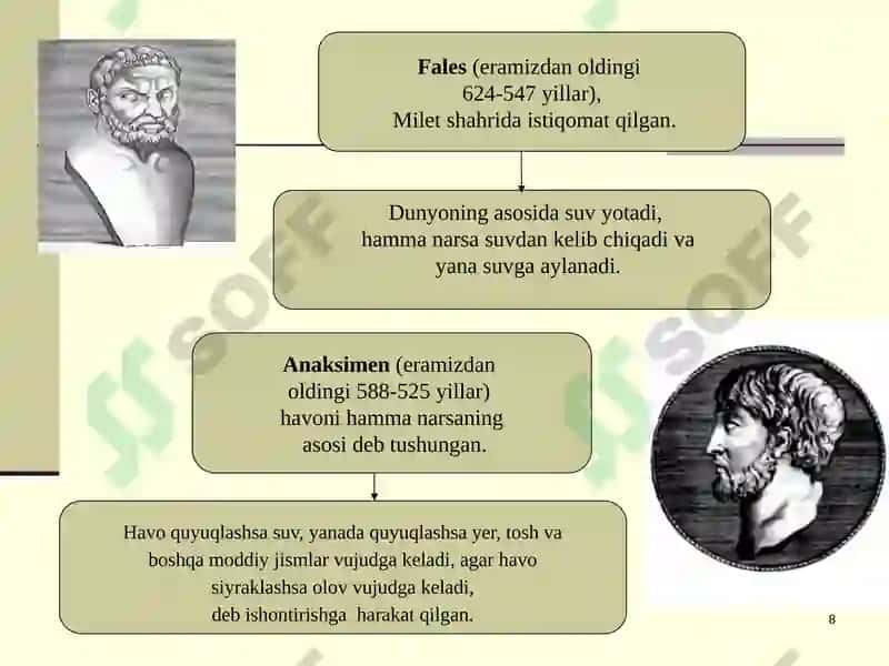 Falsafiy tafakkur tarqqiyoti bosqichlari: G‘arbiy falsafasi 8