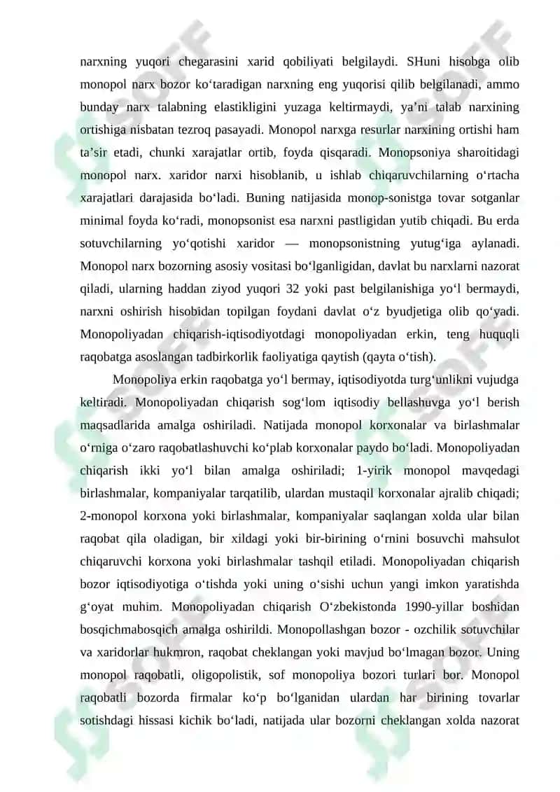 Mikroiqtisodiyot Kurs ishi 8