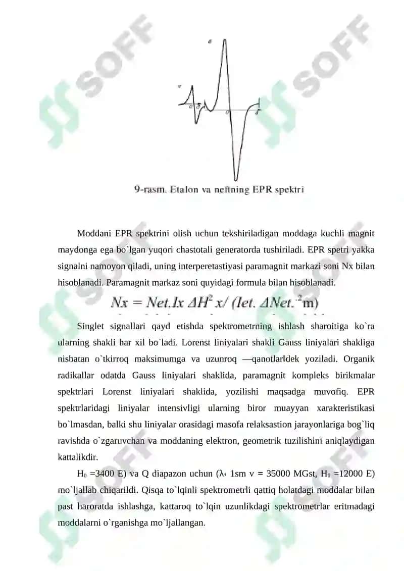 Yadro magnit rezonansi (YaMR) usulining nazariy asoslari 8