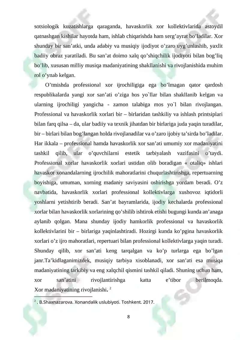 XOR MA’DANIYATINING KELIB CHIQISH TARIXI 8