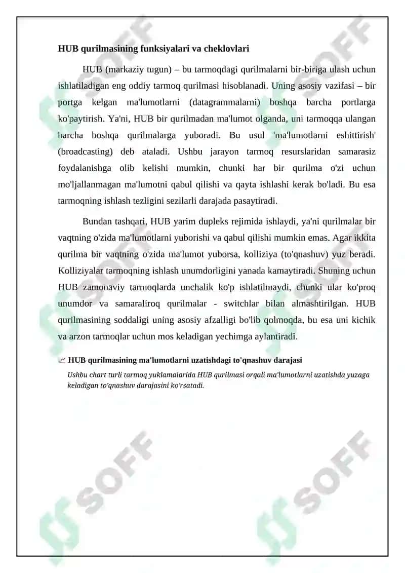 Zamonaviy tarmoq qurilmalari: HUB, Switch va Modem 8