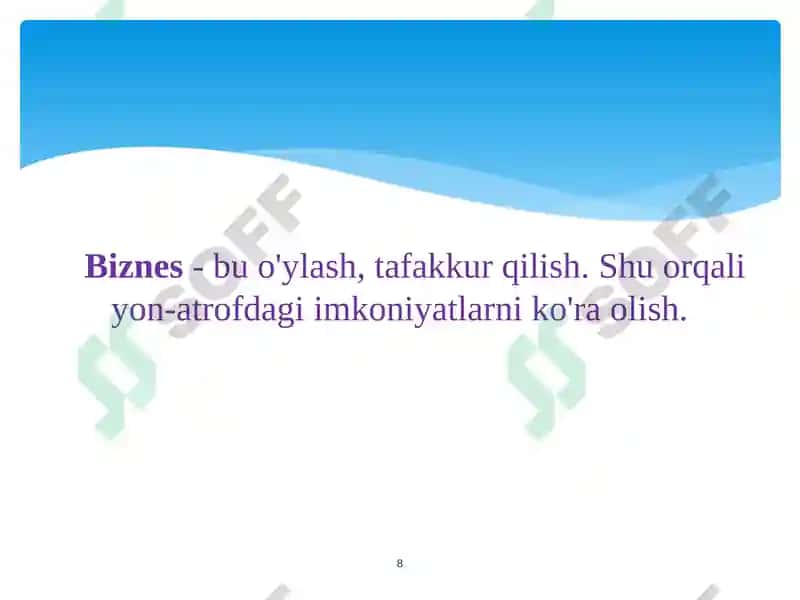 INNOVATSION IQTISODIYOT 8