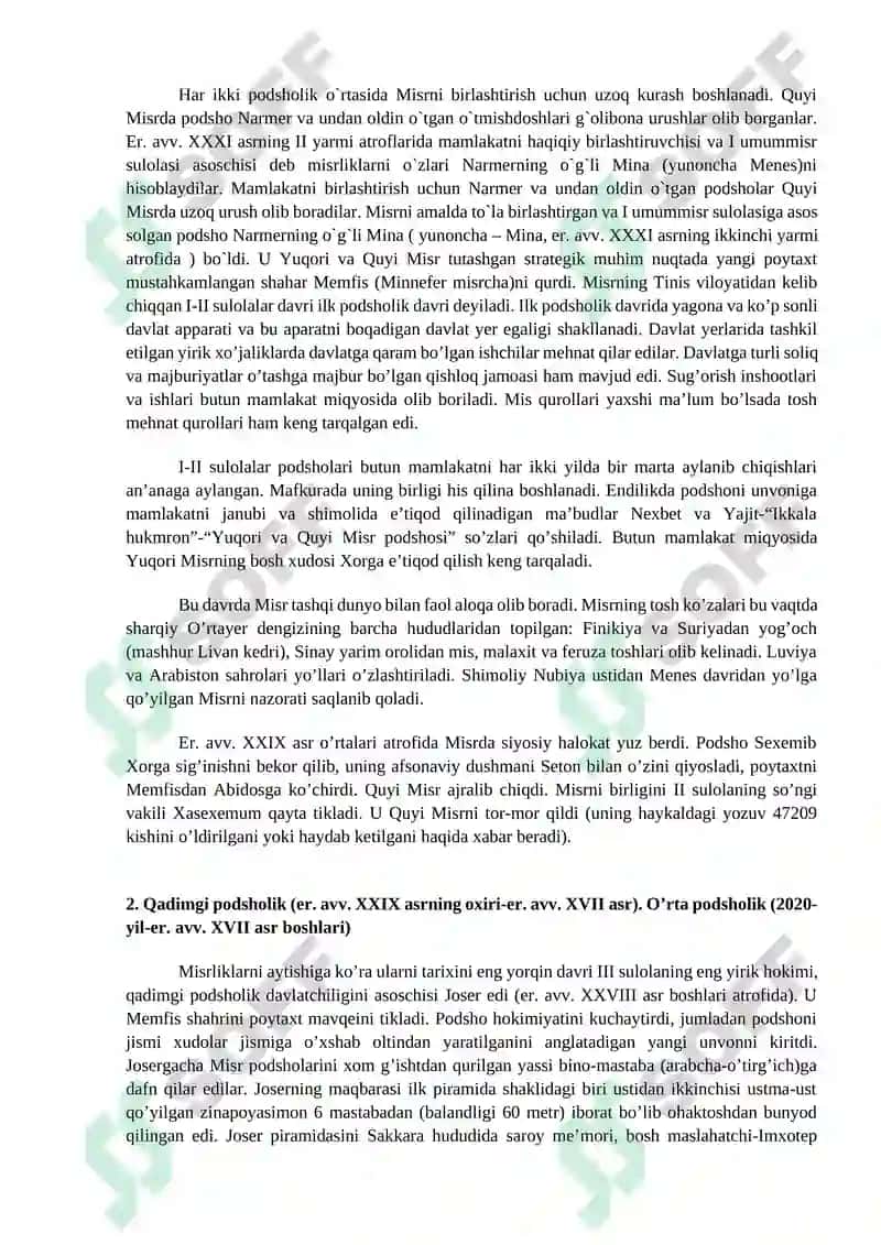 Qadimgi Misr tarixi 8