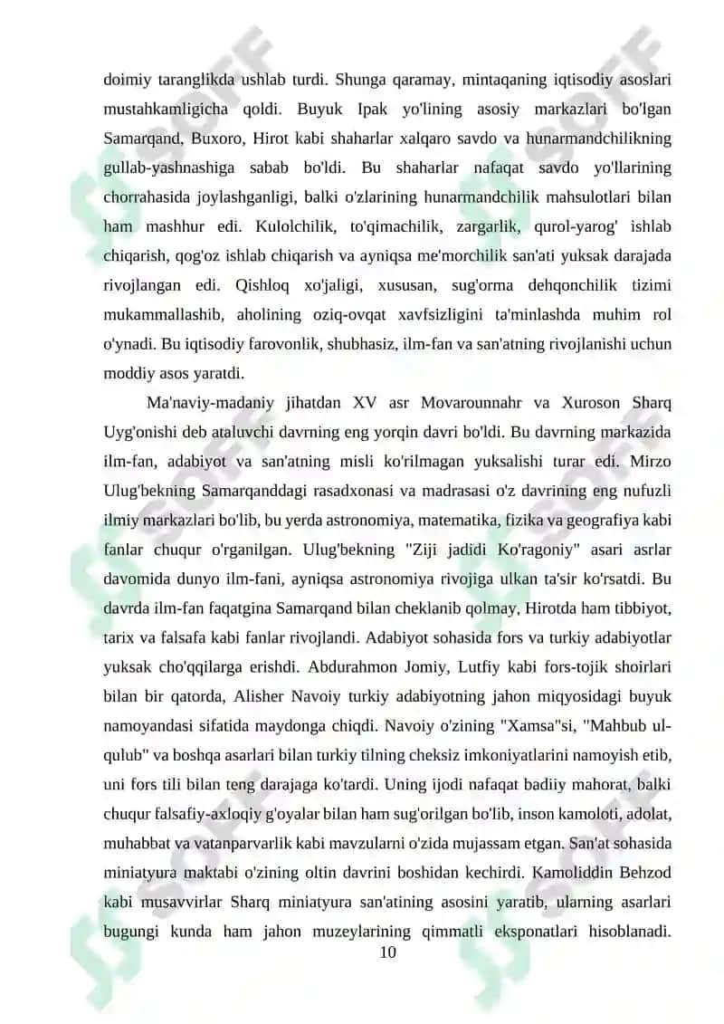 Alisher Navoiy asarlarida aks etgan odob-axloq masalalari va tarbiyaviy g'oyalarni kompleks tahlil qilish 8