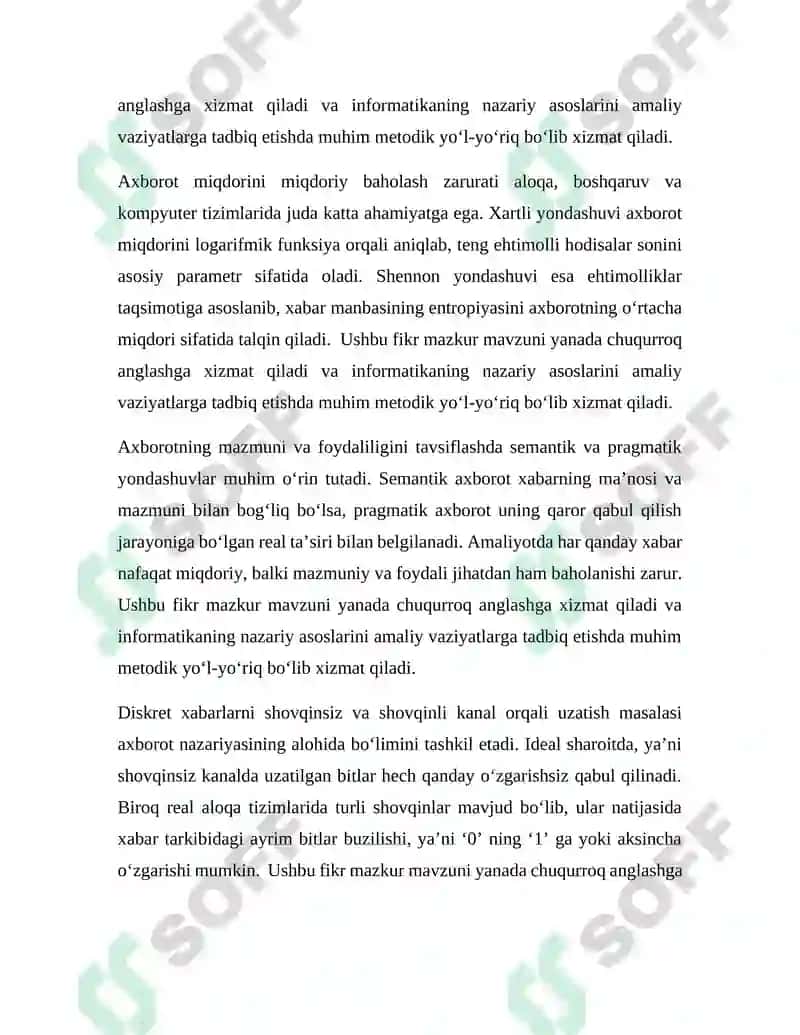 Informatikaning Nazariy Asoslari 8