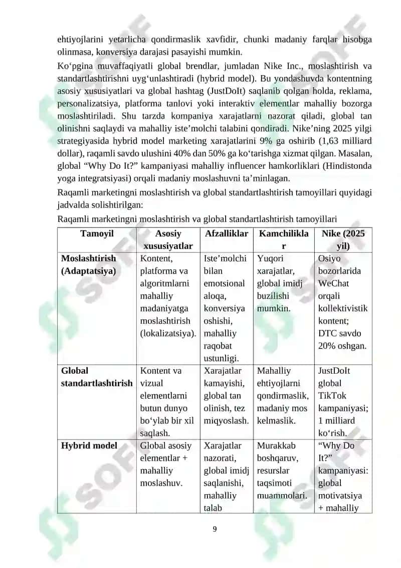 Xalqaro Bozorlarda Raqamli Marketing Strategiyasi 8