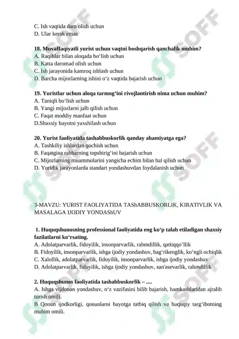 HUQUQShUNOS MUTAXASSIS ShAKLLANIShIDA ZAMONAVIY ISh KOʻNIKMALARI VA KOMPETENSIYALARNING ROLI 8