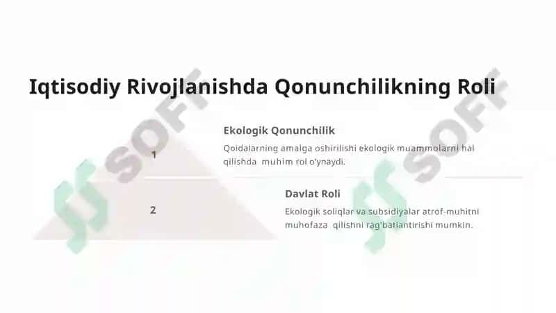 Iqtisodiy Rivojlantirishning Atrof-muhitga Ta'siri 8