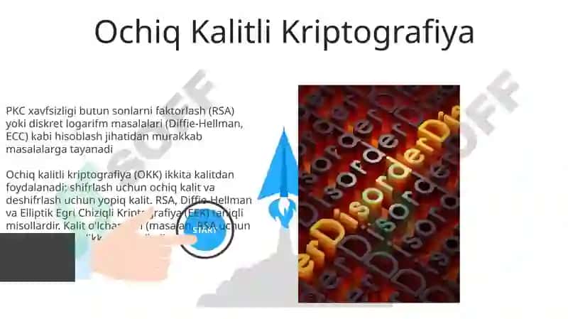Kriptografiya nazariyasining asosiy tamoyillari 8