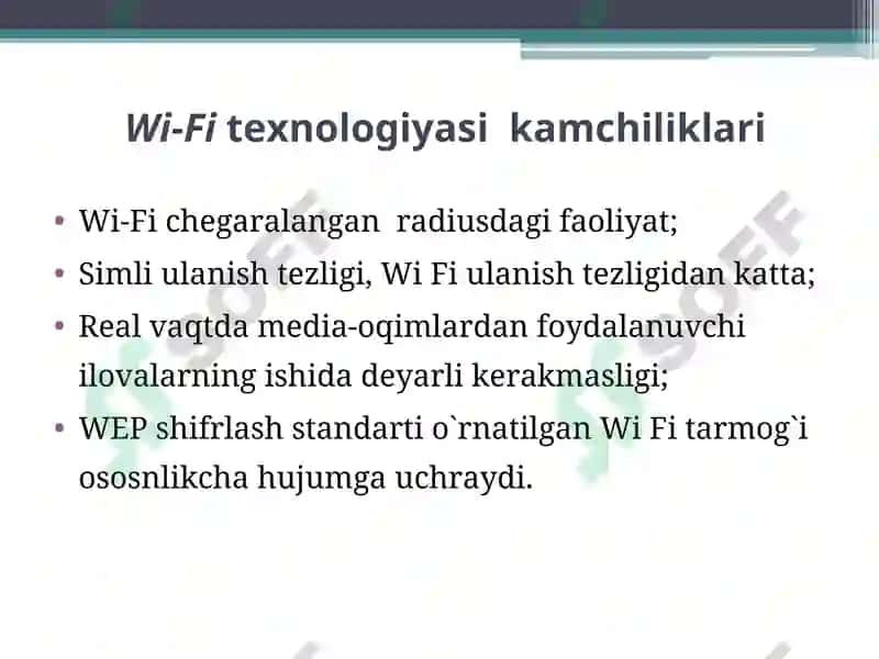 WiFi tarmog’i 8