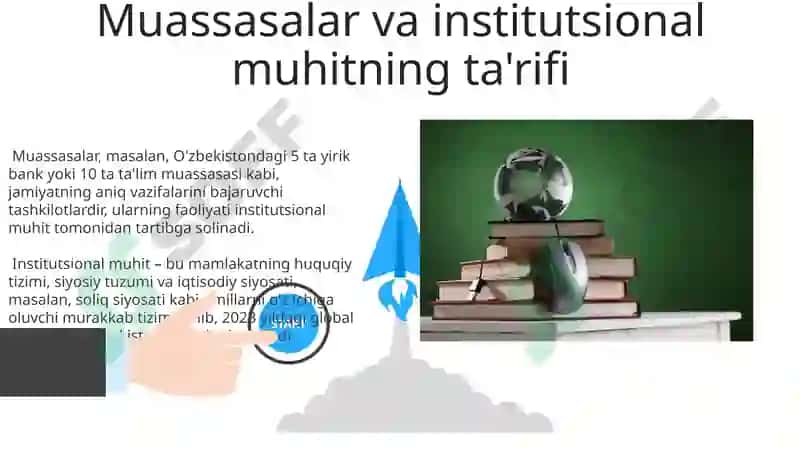 Institutlar va institutsional muhitning jamiyat rivojlanishidagi roli 8