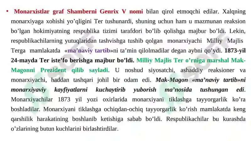 Yevropa va AQSH XIX asrning oxiri- XXasr boshida 8