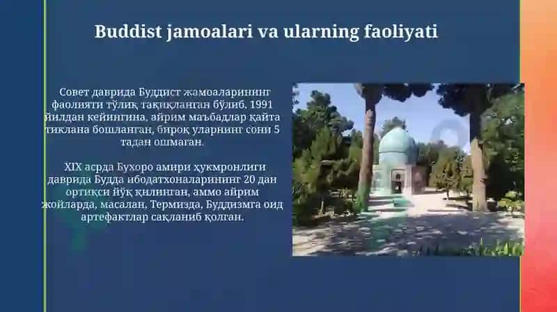 Buddaviylik dinining tarixiy ildizlari va hozirgi zamon 8