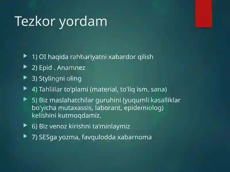 O’ta xavfli infektsiyalar 8