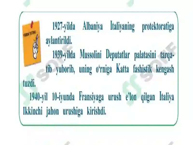 1918 – 1939-YILLARDA ITALIYA VA ISPANIYA 8
