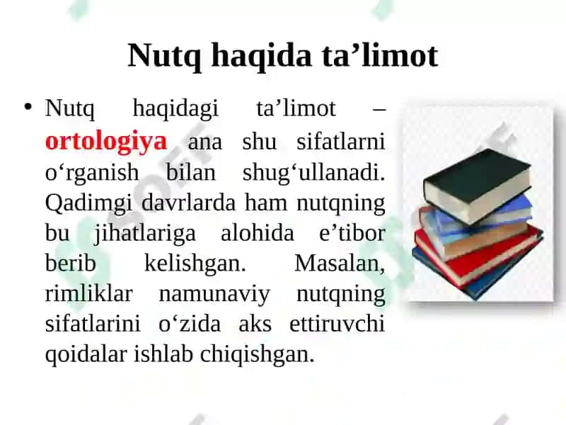 Nutqning to'g'riligi. Sog'ligim - boyligim 8
