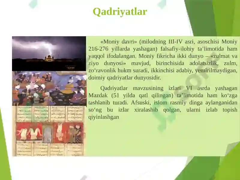 Qadriyatlar falsafasi (aksiologiya) 8