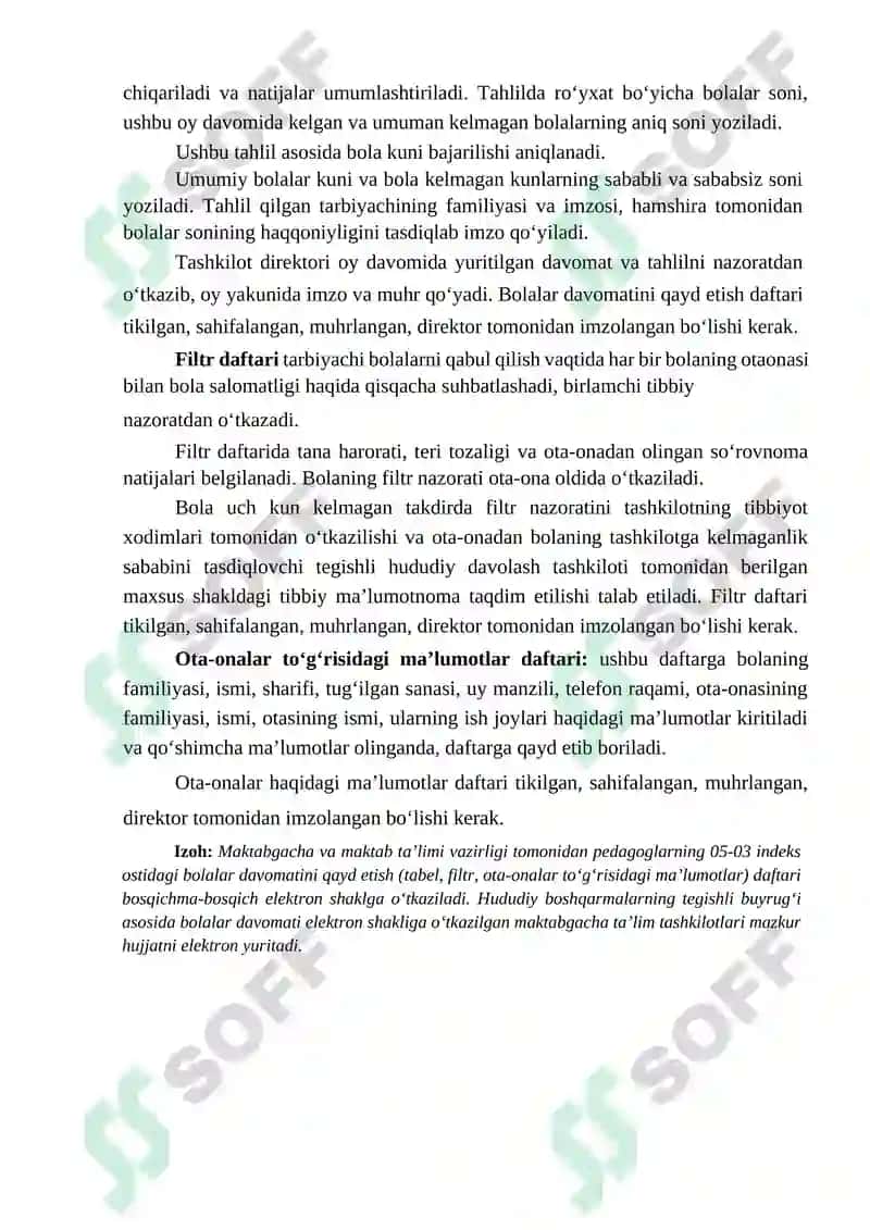 "Ilk qadam" davlat oʻquv dasturi 8