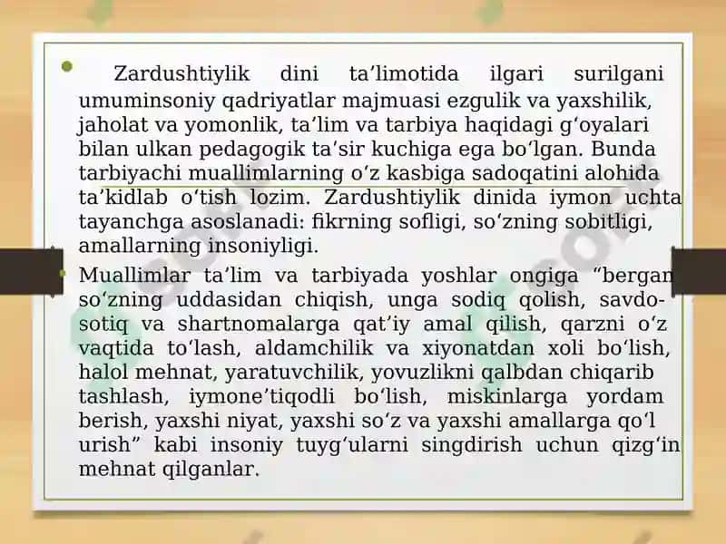 QADIMGI DAVRLARDAN ERAMIZNING XII ASRLARIGACHA OʻQITUVCHILIK FAOLIYATI TOʻGʻRISIDA IJTIMOIY QARASHLAR 8