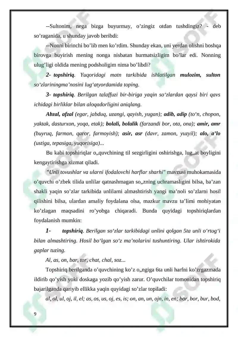 Fonetika va grafika asoslarini o‘rganishda pedtexnologiyalarni qo‘llash 8