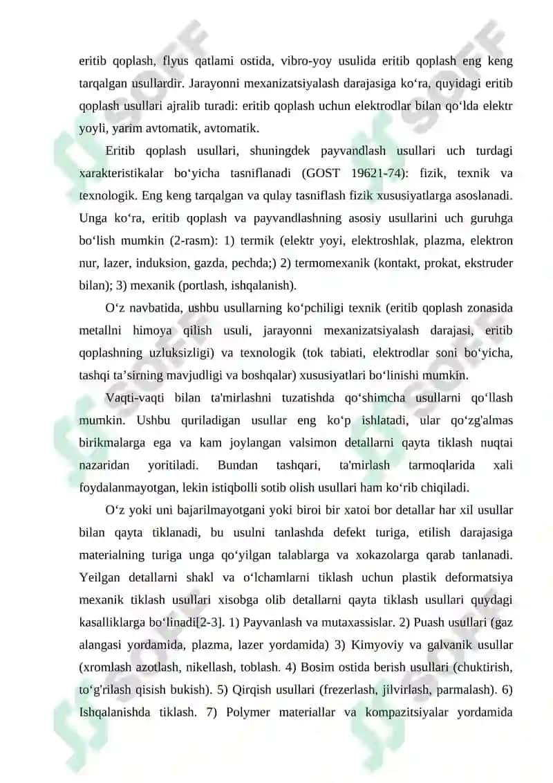 Detallarni ta`mirlashda qayta tiklash va mustahkamlash 8