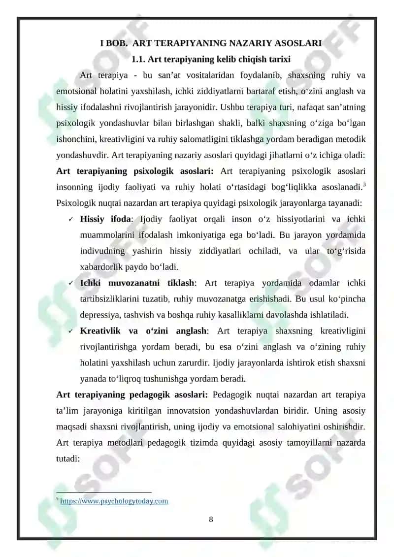 Art terapiya va uning turlari 8