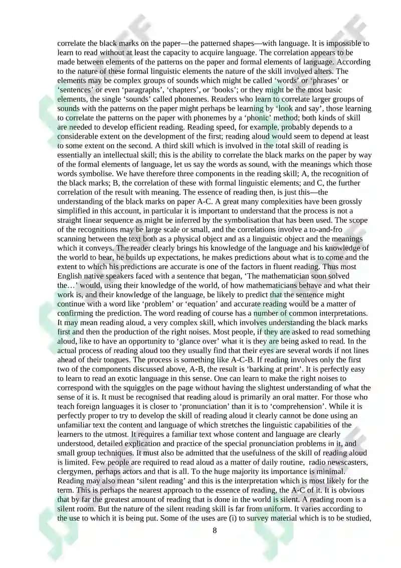 COURSE PAPER The importance of guided oral workin FLT 8