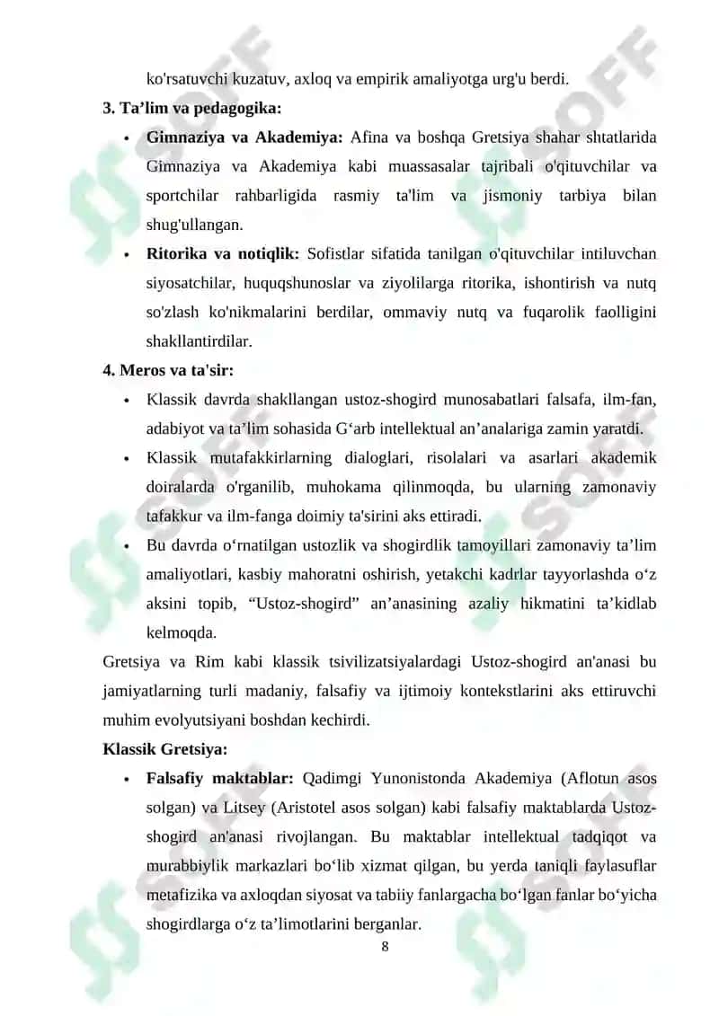 TARBIYAVIY ISHLAR METODIKASI 8