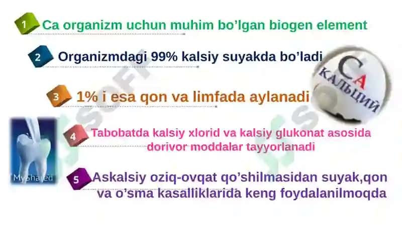 Biogenelementlar va ularning tirik organizmlardagi axamiyati 8