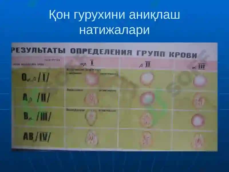 Qon quyish asoslari 8