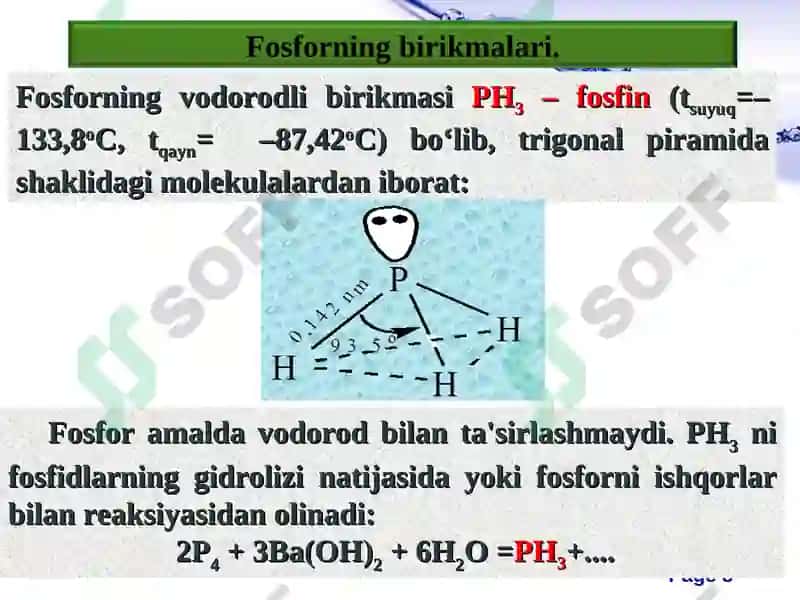 Fosforning tabiatdagi tarqalgan elementlari 8